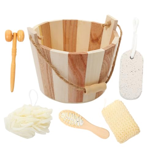 NOLITOY Shower Foot Scrubber Body Scrubber Set Bathing Tools Kit Bath Set for Women Men