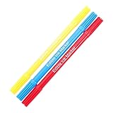 MAGICLULU Lot De 3 Marqueurs à Double Pointe Rouge, Jaune Et Bleu pour Décoration De Bis...