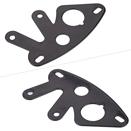 Soporte para instrumentos de motocicleta universal y duradero de metal negro con base estable 5