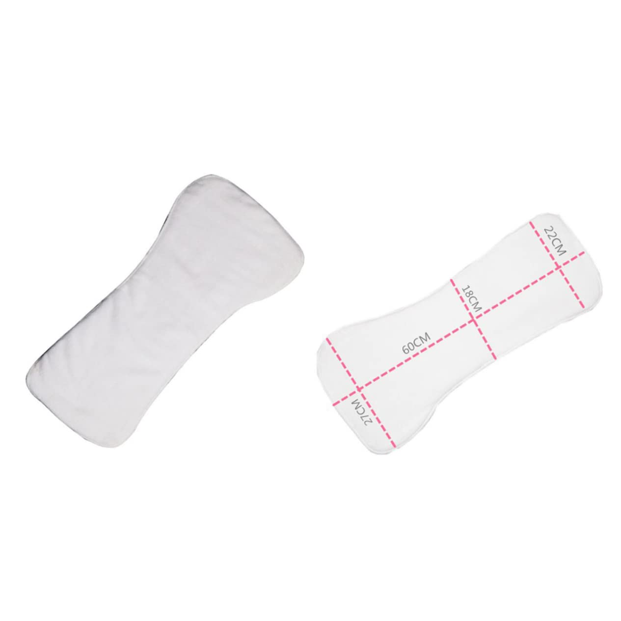 COLLBATH Adult Diapers for Men Washable Napkins Overnight Diaper Liners Leak-Proof for Elders