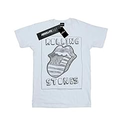 The Rolling Stones Homme Sketched USA Tongue T-Shirt - Les Beatles, Paul McCartney, John Lennon, RIngo Starr, George Harrison The Rolling Stones Homme Sketched USA Tongue T-Shirt – Image 2