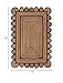 SVI Rug Scallop Pattern Jute Bohemian Area Rug (Black, 2'x3')