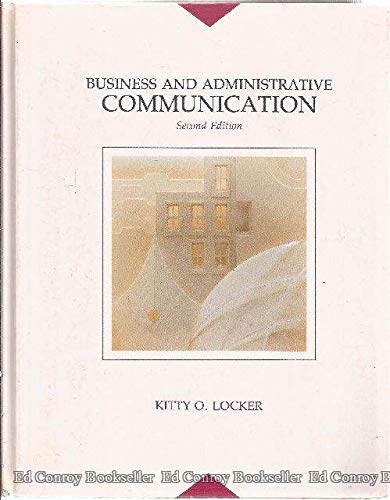Business and Administrative Communication