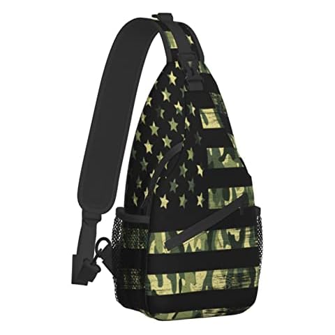 Sling Bag Baseball Vintage Sport Hiking Daypack Crossbody Shoulder Backpack Travel Chest Pack for Men Women, A02, One Size, Daypack Backpacks Cover