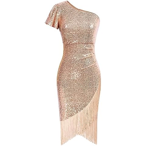 Belle Poque One Shoulder Sequin Dress Cover
