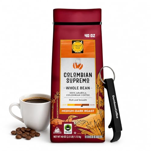 Colombian Supremo Café en Grano 40 oz Bolsa miniatura 1