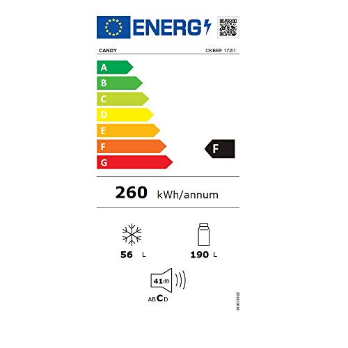 Candy-CKBBF-1721-Frigorifico-Combi-Integrable-54CM-246L-No-Frost-Ventilador-Airfan-Cajon-Verdulero-y-Frescos-Botellero-Control-Interno-LED-Altura-Ajustable-41DB-Clase-F-Blanco