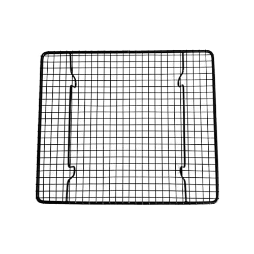 Rejilla para enfriar pan, red de parrilla plegable, rejilla portátil de malla para barbacoa, estante antiadherente para hornear y enfriar pasteles en interiores para acampar al aire libre
