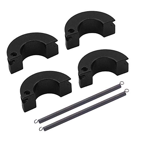 2Pack Vgoohobby Metal Engine Clutch Shoe Spring Upgrade Part Compatible with HSP Redcat Racing Himoto Traxxas 1/10 RC Nitro Racing Car Truck (Black)