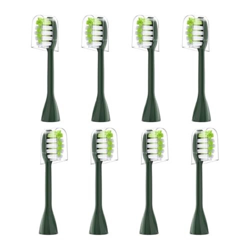 Brush Heads Compatibility for Electric Toothbrush ONE Series HY1100/HY1200(8X green)