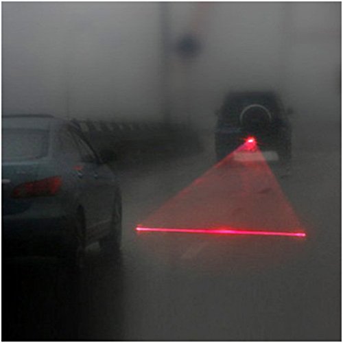 Car Laser Rear Fog Light Warning Lamp Anti-Collision Taillight #TOP1