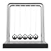 SEVNPRIME 5 Large Beads Newton's Cradle Balance Balls Desk Toys Office Decorations with Black Wooden Base Desk Balance Balls Fun Science Physics Toys for Office/Bedroom/Living Room