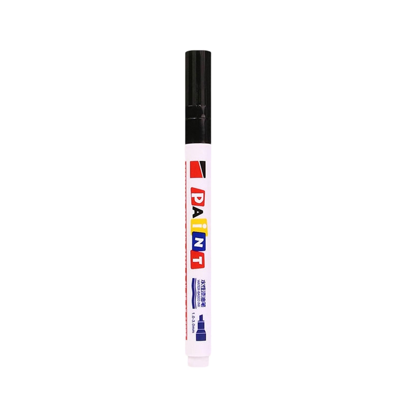 Jsghgdf Oblique Head Black Fade Weatherproof Paint Pen Easy Application Outdoor Monument Restoration Quick Dry Memorial Pen