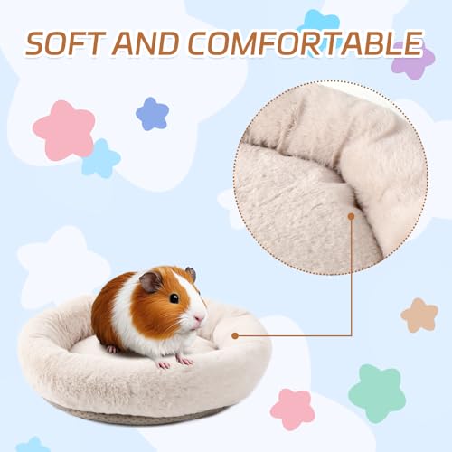 FEBSNOW Camas de porquinho-da-índia, cama de hamster, cama de ouriço para hamster, porco-espinho, la