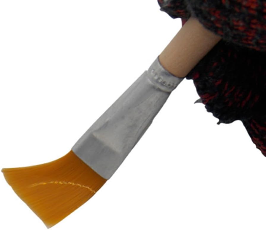 12pcs Nylon Keyboard Brush for Dust Cleaning, Long Handle