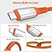 USB C Monitor Cable 3FT, 4K@60Hz Display Video/20Gbps USBC 3.2 Gen 2x2 Data Transfer/240W Charging USB Type C Power Cord Orange for KYY InnoView Lepow Z1 15.6 In ViewSonic Portable Monitor Laptop SSD