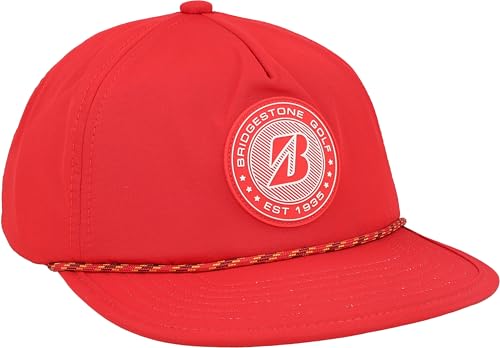 Gorra Bridgestone Smash Crushable Roja Ajustable 2024