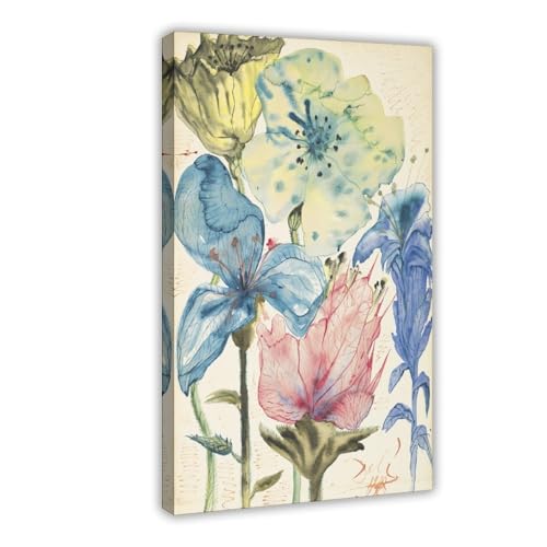 Impression sur toile Fleurs de Dali pour decoration murale de salon