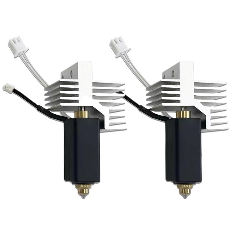 Buse d'extrusion en céramique 0,4 mm Compatible avec Le kit de tête d'impression ELE-Goo Centauri Carbon et Les pièces détachées Compatible with imprimantes 3D.(2Pcs)