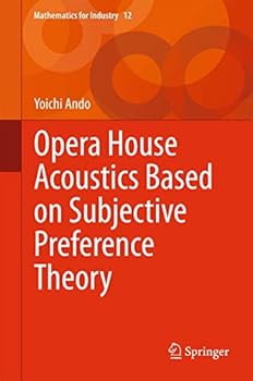 Hardcover Opera House Acoustics Based on Subjective Preference Theory Book