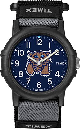 Image of Timex Unisex Collegiate Recruit 38mm Watch - Tennessee Volunteers with Black Fabric Strap