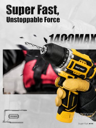 Image of MAF PRO 18V Small Drilling Machine for Home Use | Cordless Drill Machine | Wireless Drilling Machine | Drill Machine Battery Powered | Drill Machine Cordless