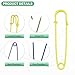 M METERXITY 30-Pack Large Safety Pins, 3