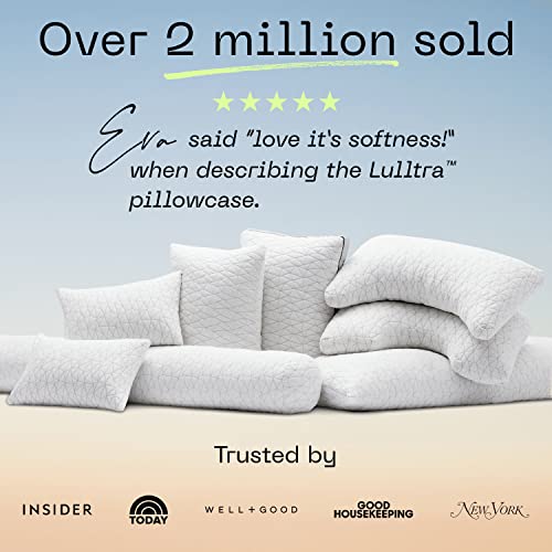 Coop Home Goods - Pillow Case For Memory Foam Pillows - Breathable Pillowcase With Zipper, Ultra Soft Fabric Pillow Covers From Viscose Rayon And Polyester Blend - White Pillow Cases Queen Size #TOP7