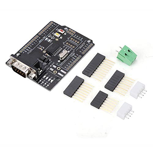 Agatige Can Shield, 30 mA Can Bus Shield Tarjeta de Expansión Controlador MCP2515 Can Bus Módulo Transceptor Soporte de Tarjeta de Expansión para Automatización Industrial