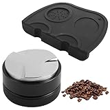 XMSound 53mm Coffee Distributor/leveler with tamping mat, 53mm Espresso Distributor Leveler...