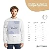 Cimpress Personalised Sweatshirt for Men, Print with Your Photo, Logo or Text, Custom Crewneck Jumper with Front Print, Ideal for Events, Teams, Birthdays or Gifts, White, XL #5
