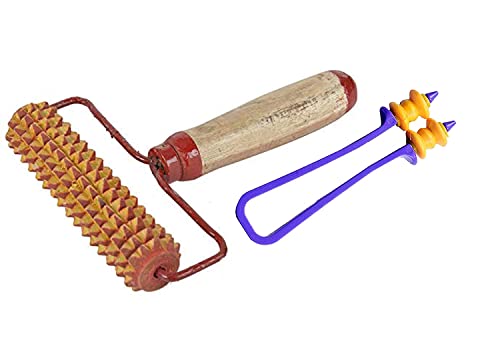 AcuPoints Accupressure Energy Handle Wooden Roller Palm Massager Tools Body Stress Health Care fitness home gym finger care massager