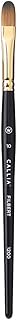 Willow Wolfe CALLIA Filbert Brush Size 4, Vegan Synthetic Short-Handle for Acrylic, Oil & Water-Colour Painting