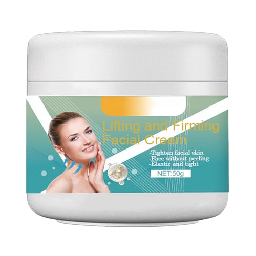 Crema Cuidado Facial Forma de V,Crema Reafirmante V-Face,Reafirmación y Blanqueamiento de la Piel,Crema de Estiramiento en Forma de V Remodelar,Mejora los Músculos Maseteros 50G