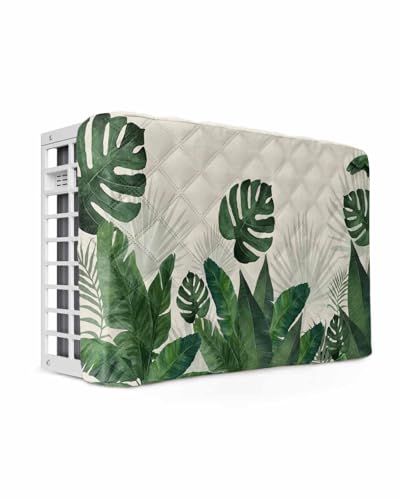 Indoor Air Conditioner Cover, Monstera Leaves Waterproof
