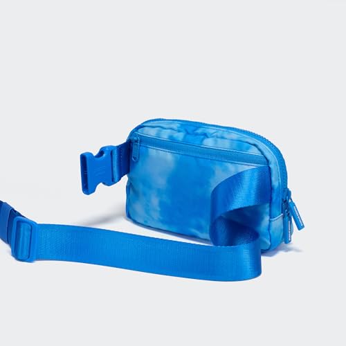 Image of Pander Two Way Zipper Fanny Pack Nylon Everywhere Belt Bag for Women, Water Repellent Waist Packs, Crossbody Bags with Adjustable Strap (Cloud Blue)