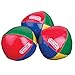 Duncan Juggling Balls - [Pack of 3] Multicolor, Vinyl Shells, Circus Balls with 4 Panel Design, Plastic Beans