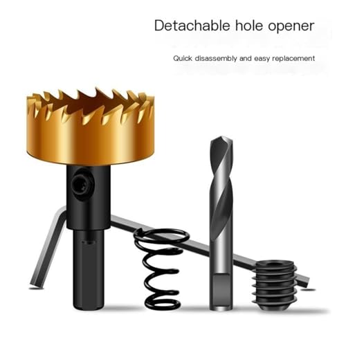 Mèche acier rapide plaqué titane 19.5mm pour perçage de précision - 4
