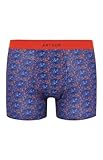 arthur - boxer da uomo - cotone biologico elasticizzato e morbido - comfort e mantenimento ottimale, bicicletta multicolore, xl
