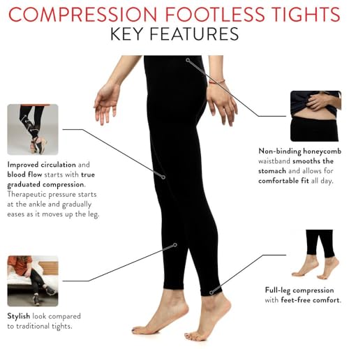 Image of VIM & VIGR Nylon 15-20 mmHg Compression Tights