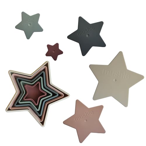 Image of mushie Nesting Stars Toy | Made in Denmark (Original)
