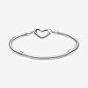 PANDORA Moments Heart Clasp Snake Chain Bracelet - Charm Bracelet for Women - Compatible Moments Charms - Gift for Her - Sterling Silver - With Gift Box - 7.5" #3