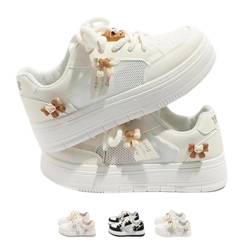 Bunny Kitty Bear Dog Platform Shoes Fashion Chunky Sneaker Casual Aesthetic Walking Dance Shoes Breathable Mesh