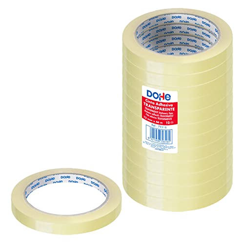 MTL 79316 - Pack de 12 cintas adhesiva, 12 mm x 66 m Cover