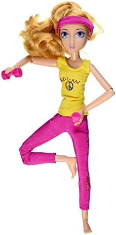 Asana Yoga Girl Flexible Full Range of Motion Yoga Doll with Accessories