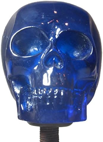 Kool Collectibles Clear Blue Skull Shifter Shift Knob Rat Rod Lever image 4