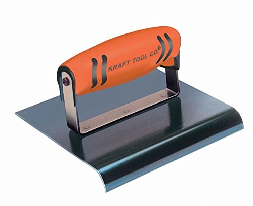 Kraft Tool CF572PF 1/4-Inch Radius Blue Steel Hand Edger with ProForm Handle, 6 x 4-Inch