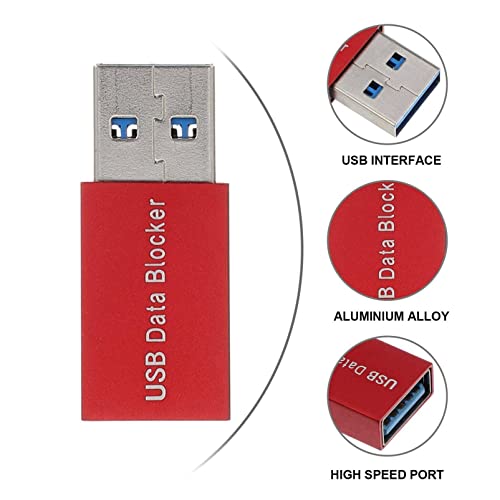 Mobestech 2Pcs Bloqueador De Dados USB - Bloqueador De USB Qualquer Outro Carregamento De Dispositiv
