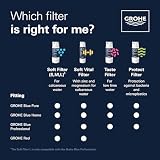 GROHE Filtro UltraSafe, Filtro di Ricambio per Sistemi GROHE Blue, per Elevare il Gusto dell'Acqua, Rimuovere il 99,999% di Batteri e il 99,5% di Piombo, Capacità Media 3000 l o 6 Mesi, 40575002 - 7