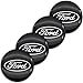 Adesivo per mozzo ruota auto, 4 pezzi, 56 mm, per accessori auto, compatibile con Ford Mustang Explorer Fiesta Focus Kuga Edge Fusion Puma F-150